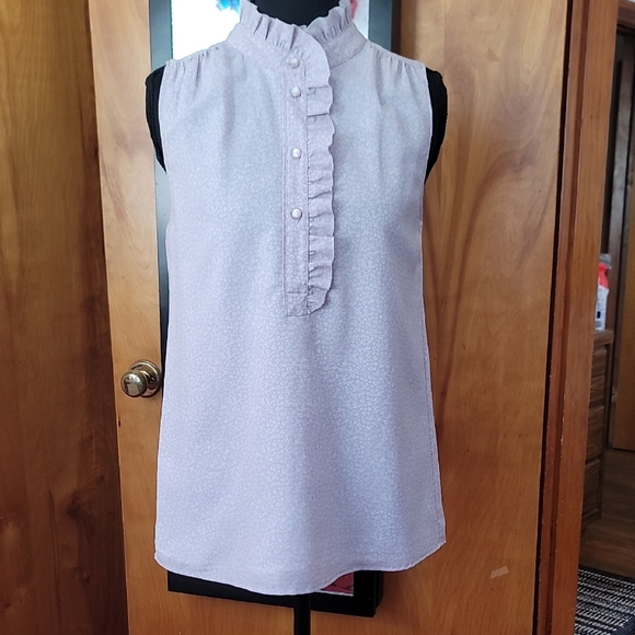 J. Crew Lilac Ruffle Blouse-NWT - Picture 1 of 8